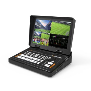 Mixer video portabil AVMATRIX PVS0403U cu ecran de 10.1 inch, 4 canale SDI&HDMI Video Switcher