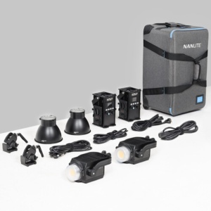 Nanlite Forza 300 II Kit 2 Lampi LED Daylight, cu troler, 31-2011 2KIT-ST
