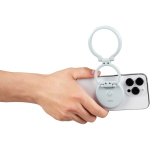 Nanlite Lumo Blue, Ring light Bi-Color si suport telefon MagSafe