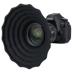 Parasolar din silicon JJC LH-ARL pentru obiective 73mm-88mm anti-reflexie