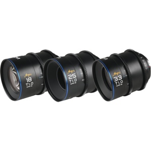 Set 3 Obiective Cine Venus Optics Laowa Argus S35 T1, 18mm, 25mm si 33mm, Super 35, Sony E