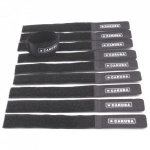 Set benzi velcro Caruba Fast Fixer 1, Negru