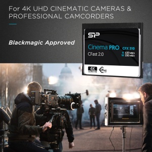 Silicon Power Cinema Pro CFast 2.0, Card de memorie 256GB R530W330 MBs