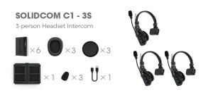 Solidcom C1-3S (3x Headset)