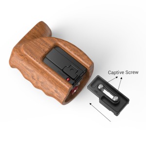 SmallRig 2457 Mâner cu prindere rapidă din lemn pentru camere Z CAM E2