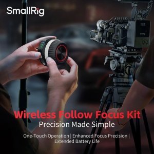 SmallRig 4295, Controller wireless follow focus pentru DJI RS 2, RS 3 Pro, RS 4 si RS 4 Pro