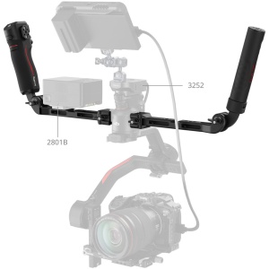 SmallRig 4327, 2 manere cu control focal pentru Seria DJI RS 2/3 Pro/4/4 Pro
