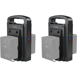 SmallRig 4578, Incarcator Dual Channel pentru baterii V-mount