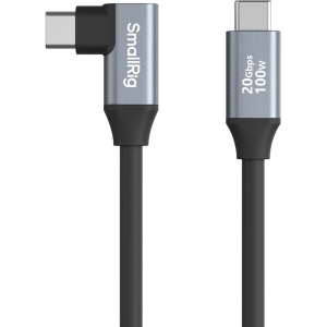 SmallRig 4790, Cablu USB-C 3.2 Gen 2x2, drept la unghi drept, 35cm