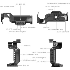 Cage SmallRig 4902 pentru Panasonic LUMIX S1R II, S5 II, S5 IIX & G9 II