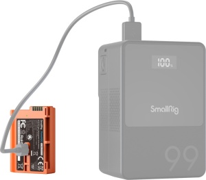 SmallRig 4966, Acumulator EN-EL15c cu încărcare USB-C (Portocaliu)