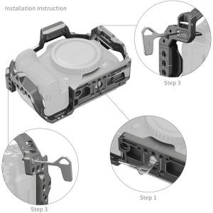 SmallRig 4977 HawkLock, Cage pentru Canon EOS R5 Mark II, cu eliberare rapida