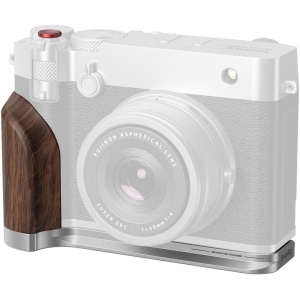 SmallRig 5265, Placa de montare in forma de L cu maner din lemn pentru FUJIFILM GFX100RF Argintiu