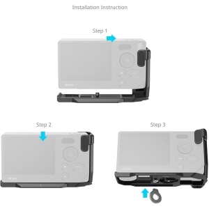 SmallRig 5389 Black, Maner cu placa de montare in L pentru Sigma BF