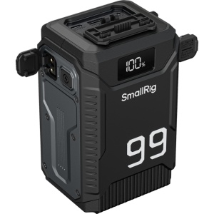 Baterie V-Mount SmallRig 5864 T99 cu porturi USB-C, D-Tap si constructie rezistenta IP54