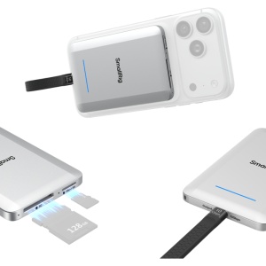 SSD portabil multifunctional SmallRig 6292 1 TB cu fixare magnetica si cititor de carduri integrat