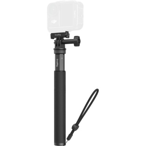 Suport telescopic tip selfie stick SmallRig 6362 extins la 95 cm cu trepied modular montat si prindere magnetica pentru camera de actiune DJI Osmo Action 6 si Nano