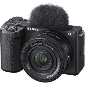 Sony ZV-E10 II, Camera foto Mirrorless 26Mp, kit cu obiectiv E PZ 16-50mm