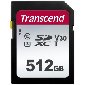 Transcend Silver 300S, Card 512GB SDXC UHS-I U3 (V30) R100/W55