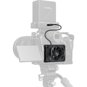 Ventilator de racire SmallRig 5875 montat pe camera Panasonic LUMIX S1 II prevenind supraincalzirea