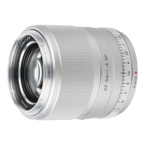 Viltrox AF 56mm f1.4 XF Silver, Obiectiv cu montura FUJIFILM X, APS-C