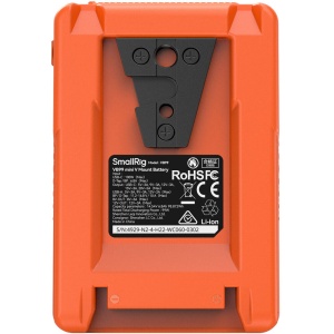 Acumulator SmallRig 4929, VB99 mini V Mount, 99Wh, Orange