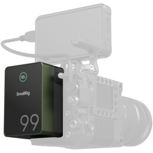 Acumulator SmallRig 4974, VB99 mini V Mount, 99Wh, Verde