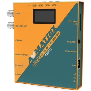 AVMATRIX SE2017, Encoder si Recorder Video 3G-SDIHDMI