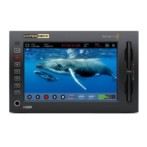 Deck profesional de inregistrare si redare video Blackmagic Design HyperDeck Extreme 4K HDR cu ecran tactil si sloturi CFast