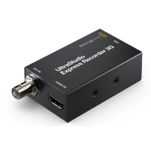 Dispozitiv de captură video portabil Blackmagic Design UltraStudio Express Recorder 3G cu porturi 3G-SDI și HDMI incorporate