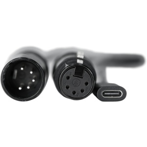 Cablu adaptor Nanlite USB-C la DMX pentru PavoBulb și PixelTube, CB-DMX-USBC-1/3