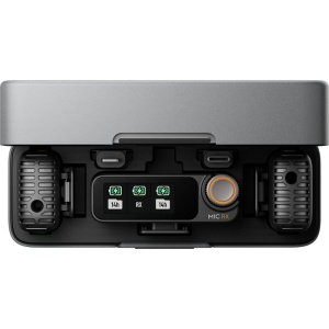 DJI Mic 2, Sistem Microfon Wireless Compact, 2 TX + 1 RX, 2.4 GHz 