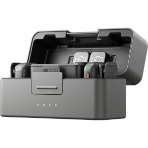 DJI Mic 3, Sistem microfon wireless 2 persoane, USB-C, cu carcasa de incarcare