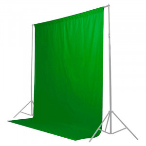 Fundal de pânză Caruba, 2x3m, Chroma Key Verde
