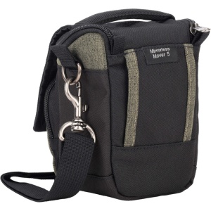 Spatele genții foto Think Tank Mirrorless Mover 5 V2 Coast Green, cu buclă integrată pentru centură