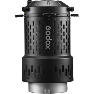Accesoriu de proiecție optic Godox BFP cu montură Bowens și lentilă de 85mm pentru blitzuri de studio