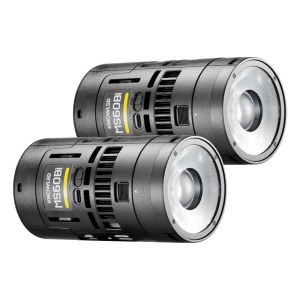 Godox KNOWLED MS60Bi 2K, Kit 2 Lampi LED Bi-Color, 2800-6500K, cu accesorii