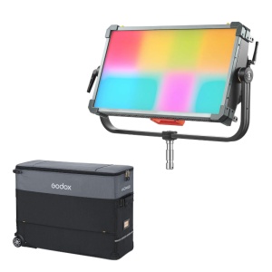 Godox KNOWLED P600R  RGB K1 Light cu geantă de transport și softbox
