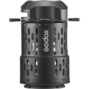 Godox Mount Flash Projector AD-FP-19 pentru AD300Pro II si AD400Pro II montat pe capul blițului