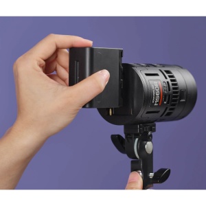 Godox MS60NPA, Placa adaptor acumulatori NP-F pentru MS60Bi & MS60R