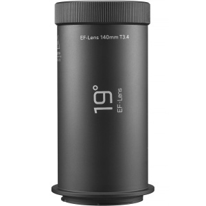Obiectiv proiecție optică Godox SP19 19 grade montat pe sistem de iluminat