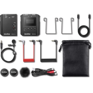 Godox WMicS2 Kit 1, Sistem microfon wireless 2.4 GHz