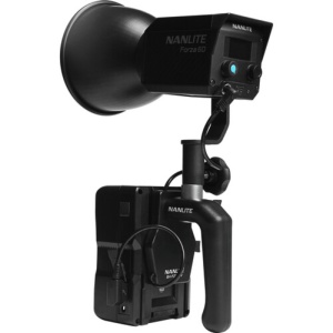 Grip (Mâner) Nanlite BH-FZ60-V, V-Mount, pentru Forza 60/60B/60C
