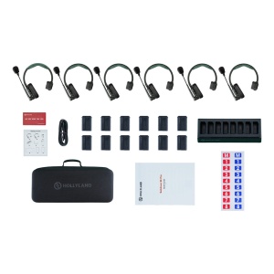 Hollyland Solidcom SE Pro 6S (6 Persoane, 1.9 GHz), Sistem Intercom Wireless Full-Duplex
