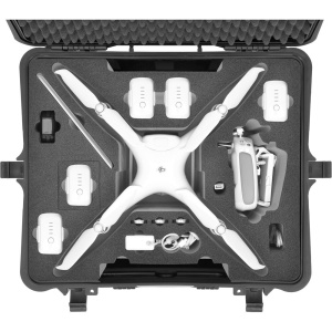 HPRC PHA4-2700W-02, Hard Case cu roți personalizat pentru DJI Phantom 4
