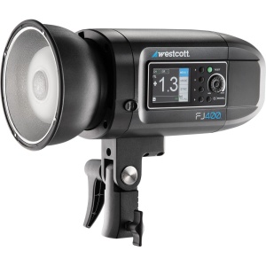 Kit blit de studio Westcott FJ400, 400Ws, TTL, cu acumulator, declansator si softbox