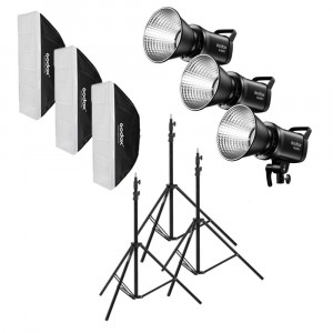 Kit Godox SL60llD Trio - Lumina Video