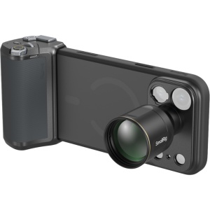 Kit Obiectiv Telefoto 3.5x cu Grip și Husă SmallRig 6738 pentru iPhone 18 Pro Max / 17 Pro Max