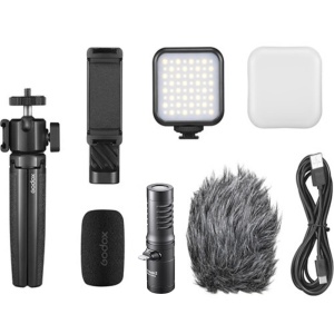 Kit Vlogging Godox VK2-LT Lightning pentru iOS