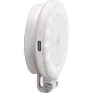 Lampa video LED SmallRig 6155 M2 alba cu fixare magnetica pentru telefon si oglinda integrata